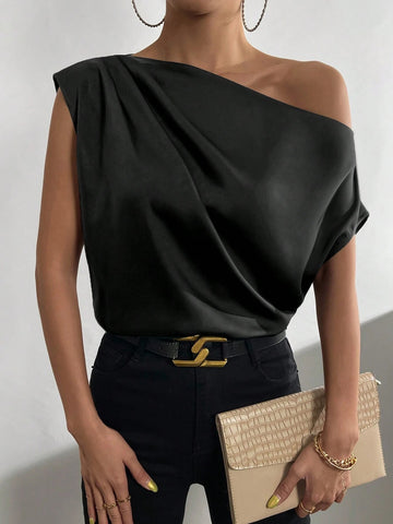 Sleek Silhouette Blouse