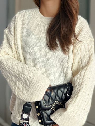 Comfy Cozy Cable-Knit Sweater