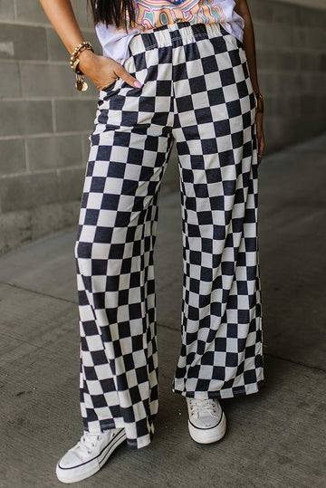 Checkers Not Chess Wide Leg Pants