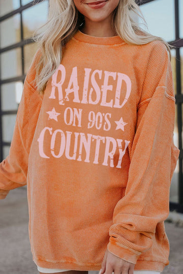 Raised on 90s Country Long Sleeve Sweatshirt