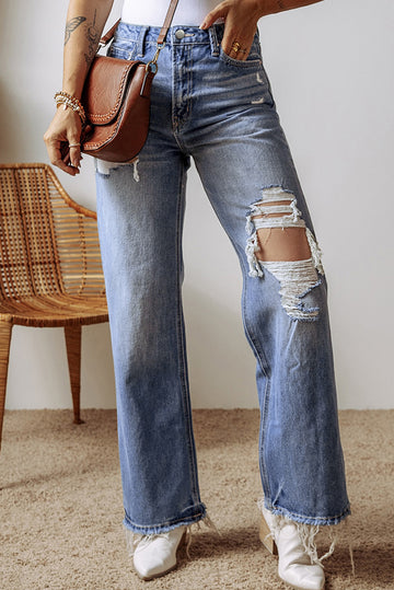 Chillin With You Distressed Jeans