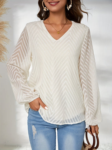 So Effortless Balloon Sleeve Blouse