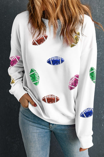 Multicolor Football Sweatshirt