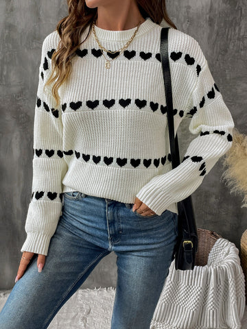Sweetheart Long Sleeve Sweater