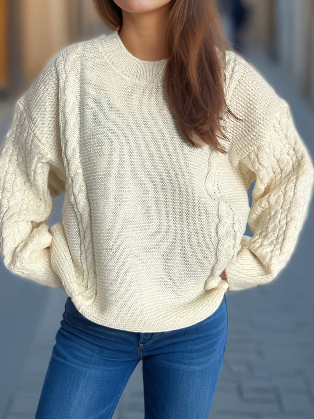 Comfy Cozy Cable-Knit Sweater