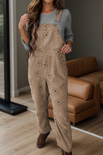 Flower Power Overalls with Pockets