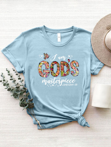 I Am God's Masterpiece Graphic T-Shirt