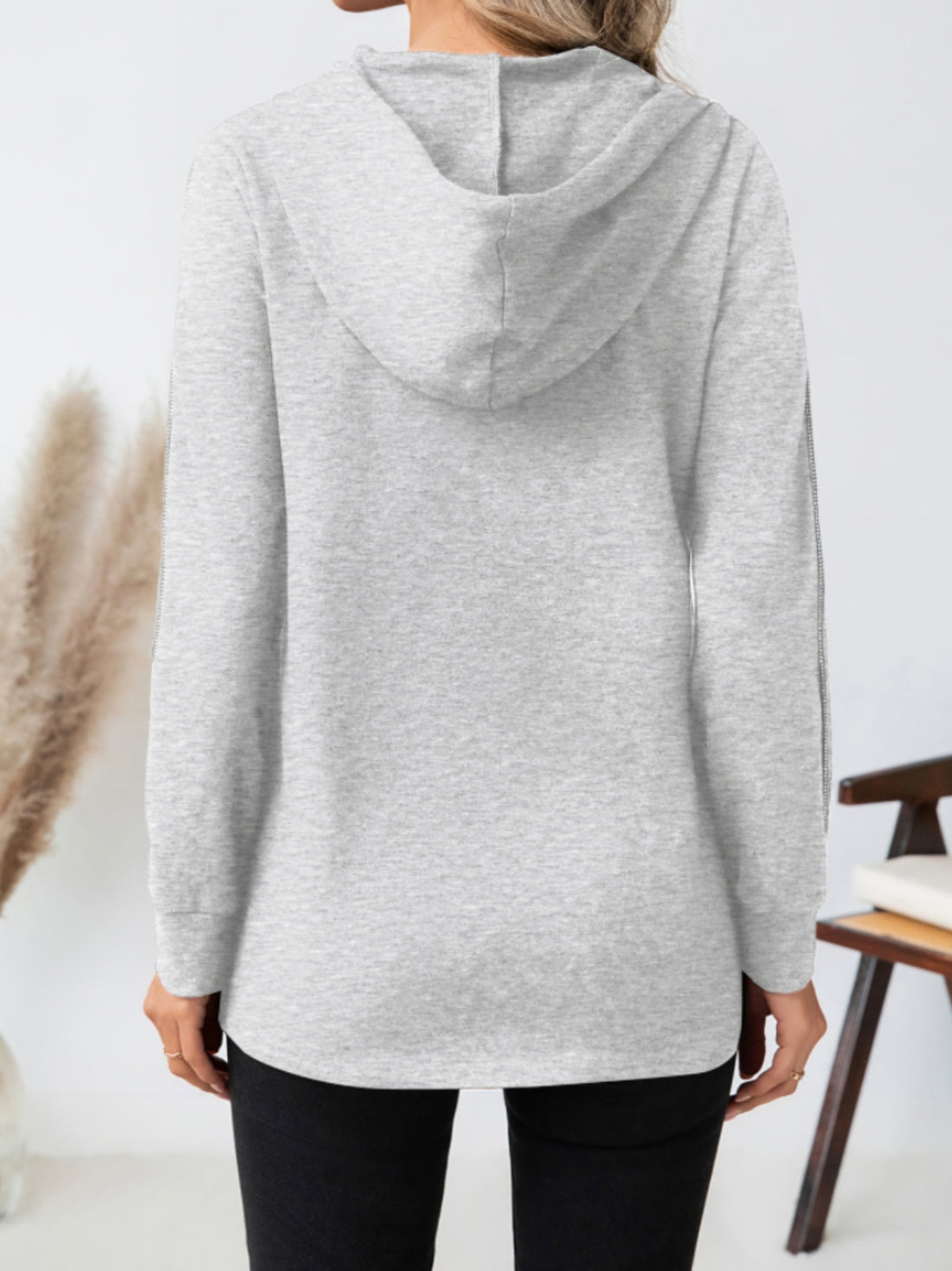 Comfort Drawstring Long Sleeve Hoodie