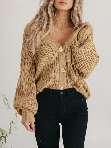 Good Things Button Up Cardigan Sweater