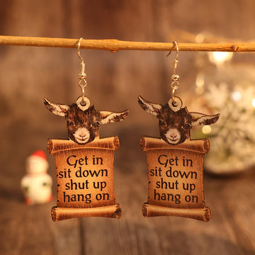 Donkey Dangle Earrings