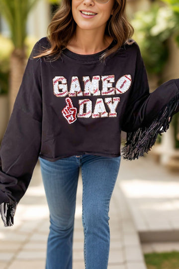 GAME DAY Fringe Sweatshirt
