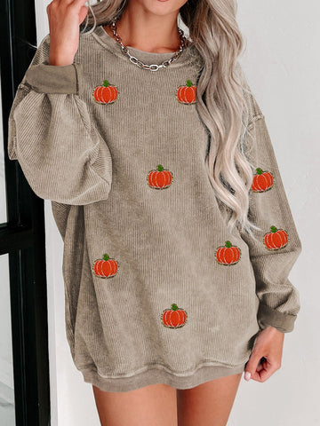 Pumpkin Long Sleeve Sweatshirt