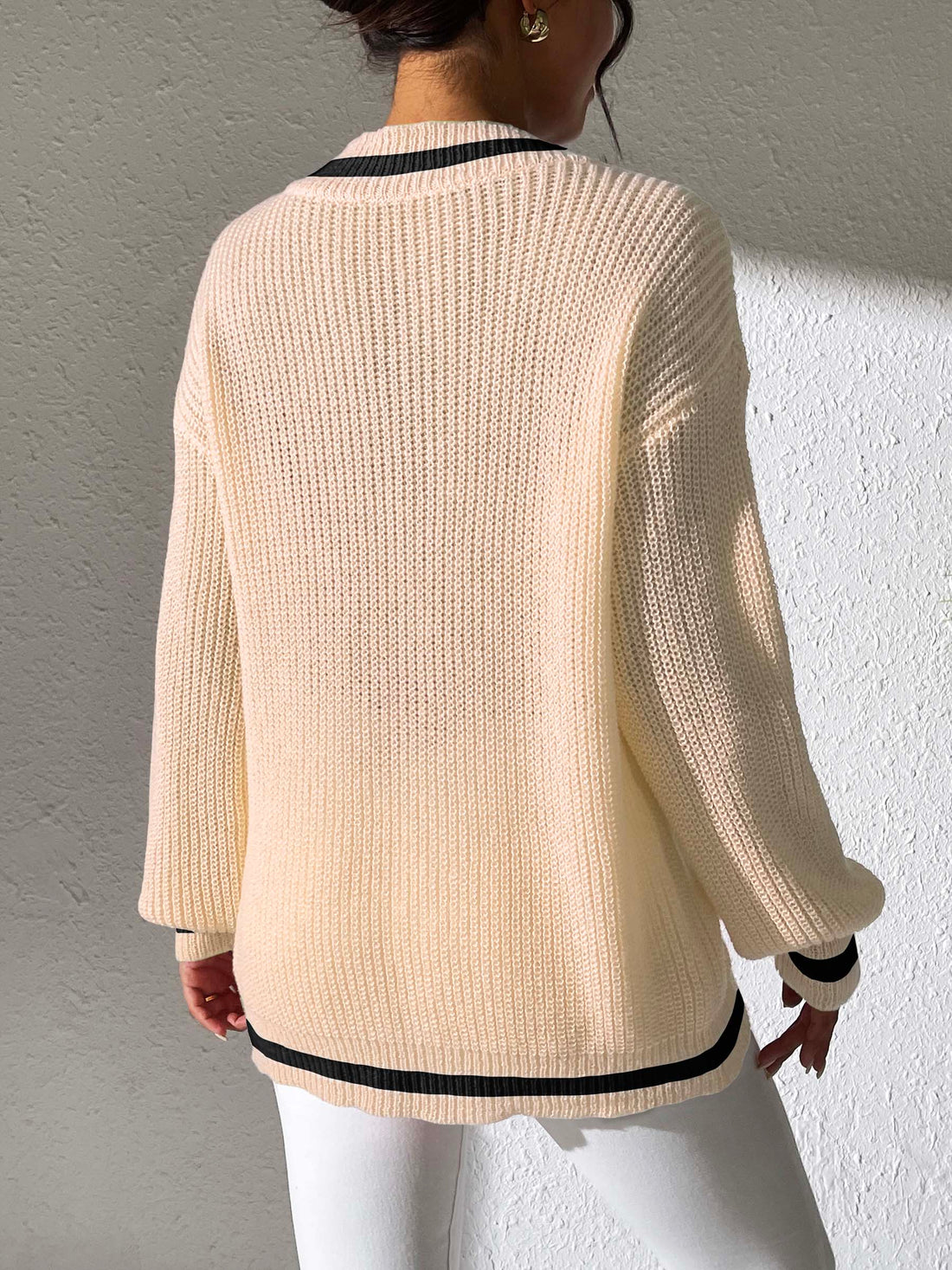 Gemma V-Neck Long Sleeve Sweater