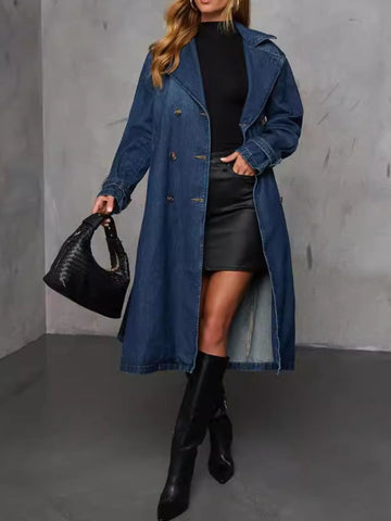 Inaya Luxe Longline Denim Jacket
