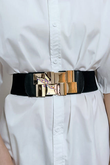 Geometric Buckle Belt