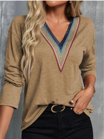Nicoletta V-Neck Blouse