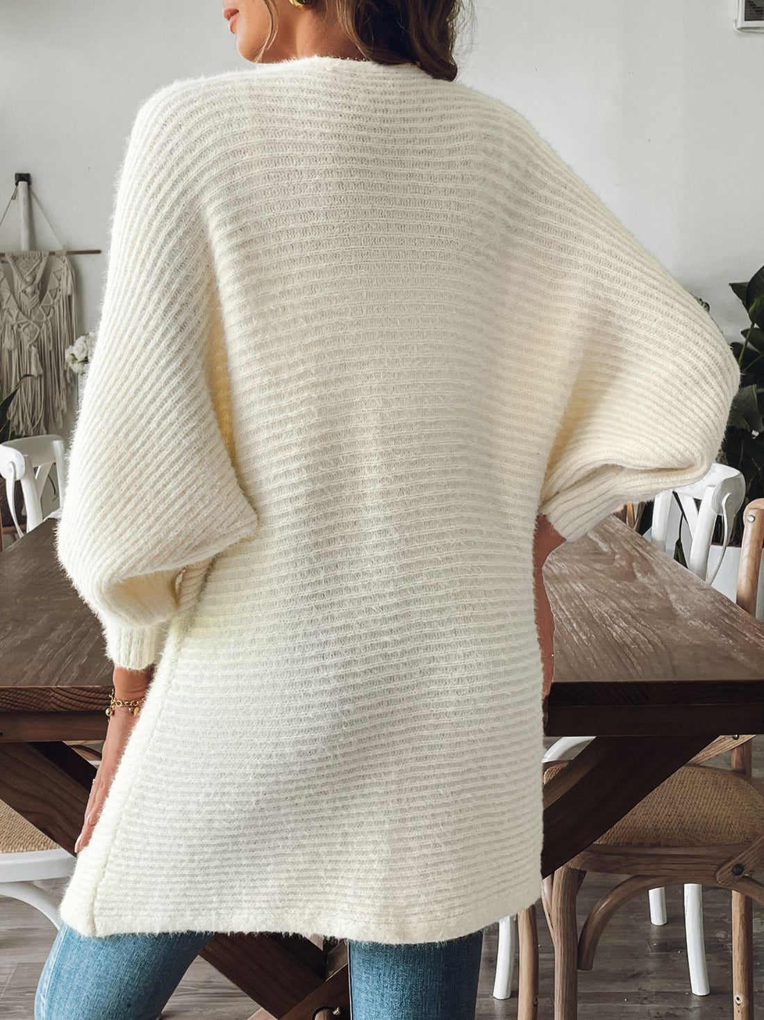 Cuddly Open Front Cardigan