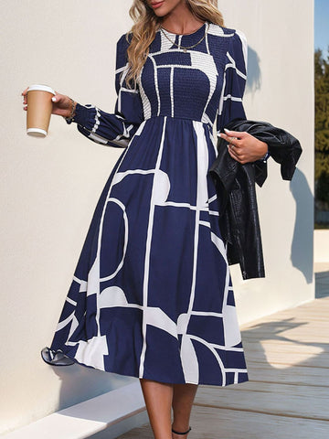 Vibrant Harmony Midi Dress