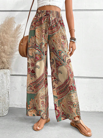 Lovely Printed Wide Leg Pants