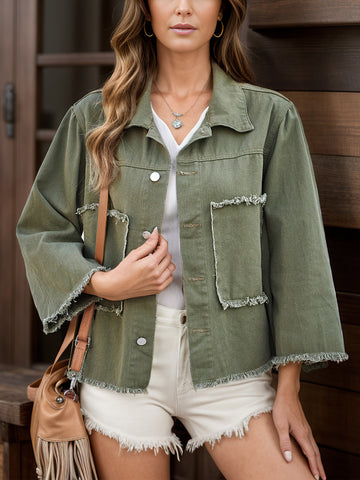 Legit Button Up Denim Jacket
