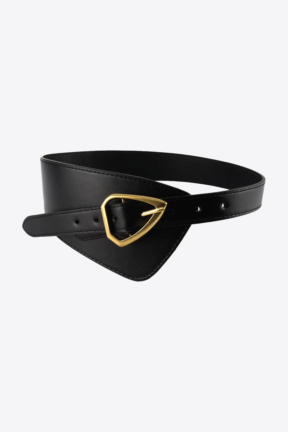 Geometric PU Leather Belt