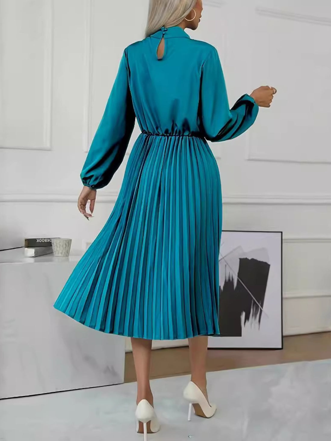 Gone with the Wind Pleated Dress