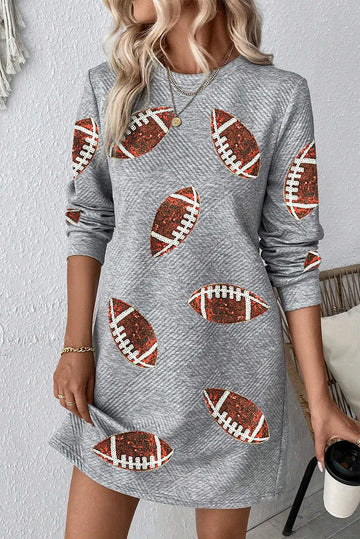 Sequin Football Mini Dress
