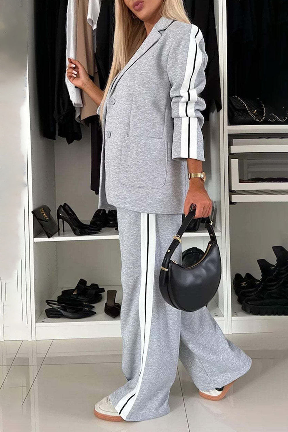 Clocked In Top and Pants Set