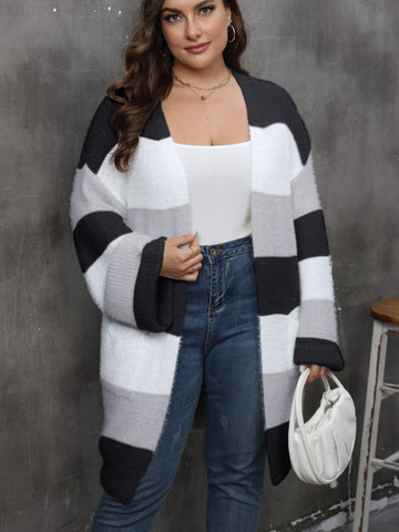 Bella Plus Size Long Sleeve Cardigan