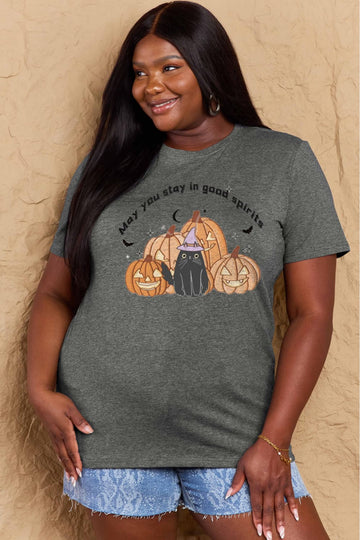 Simply Love MAY YOU STAY IN GOOD SPIRITS Graphic T-Shirt