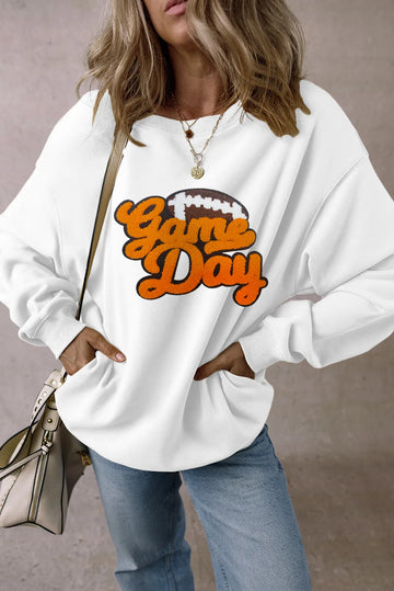 GAME DAY Football Long Sleeve Sweatshirt