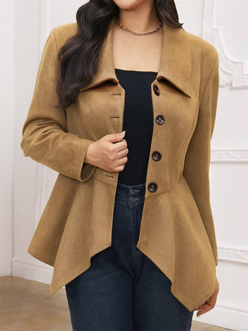 Handkerchief Button Up Jacket