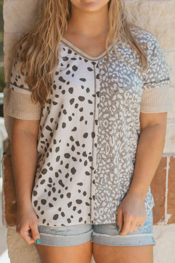 Bold Leopard Plus Size T-Shirt
