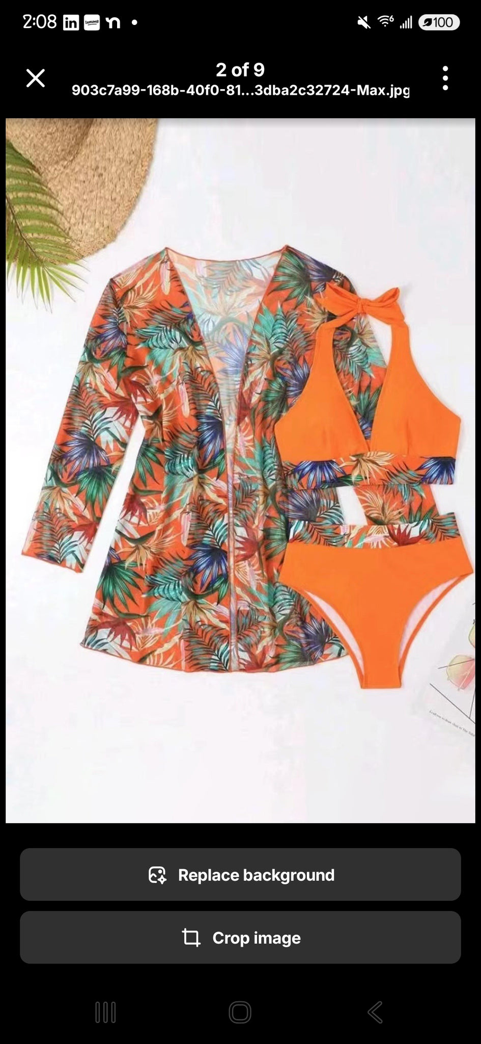 Three-Piece Swimwear