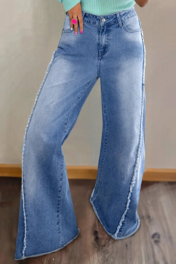 Missy Wide Leg Jeans with Pockets