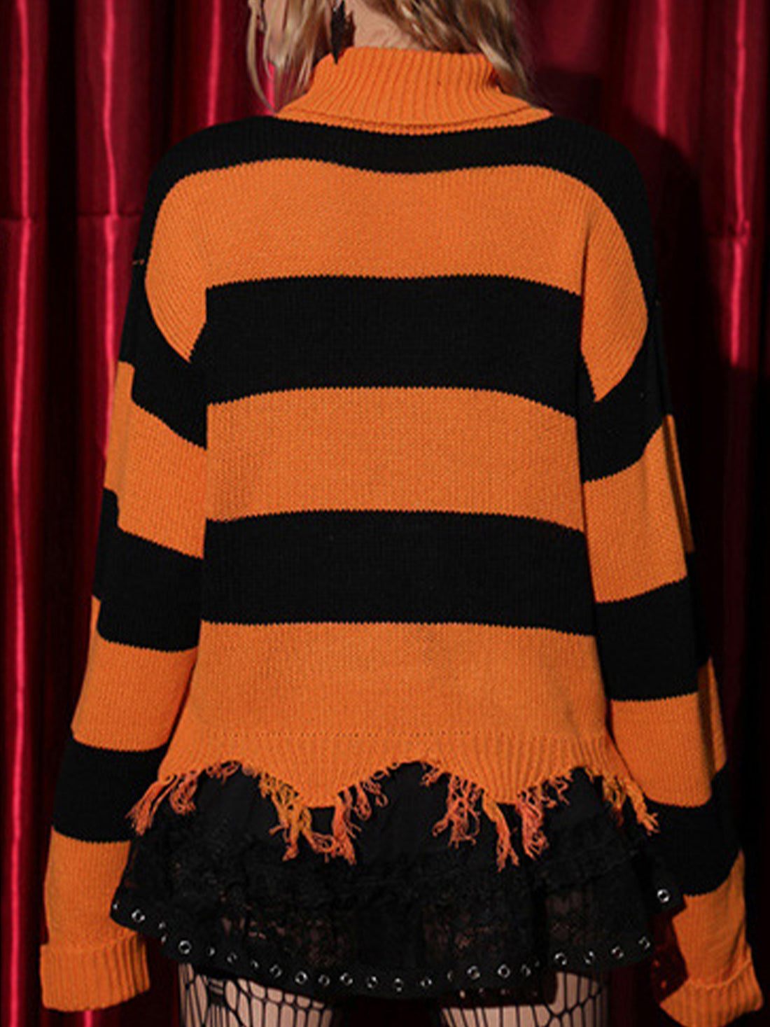 Batty Turtleneck Long Sleeve Sweater