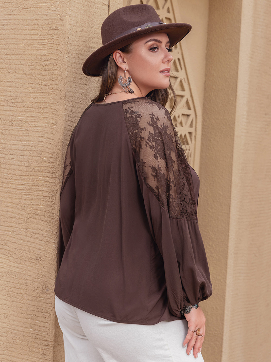 Coco Plus Size Lace Blouse