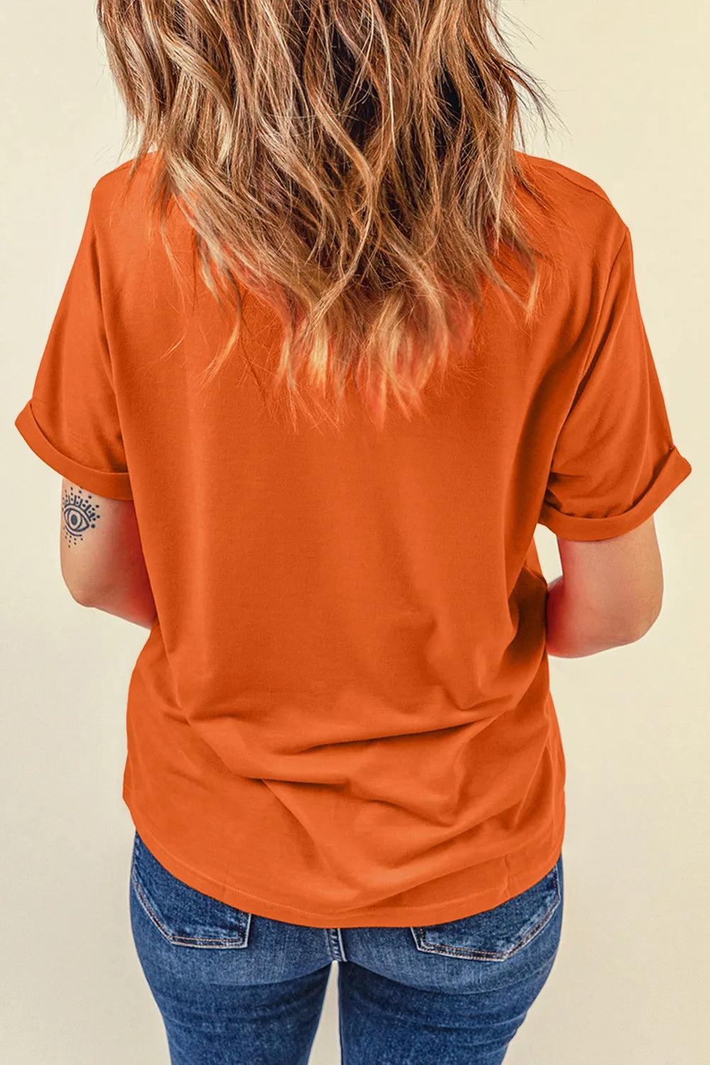 Jack O'Lantern Glitter Short Sleeve T-Shirt