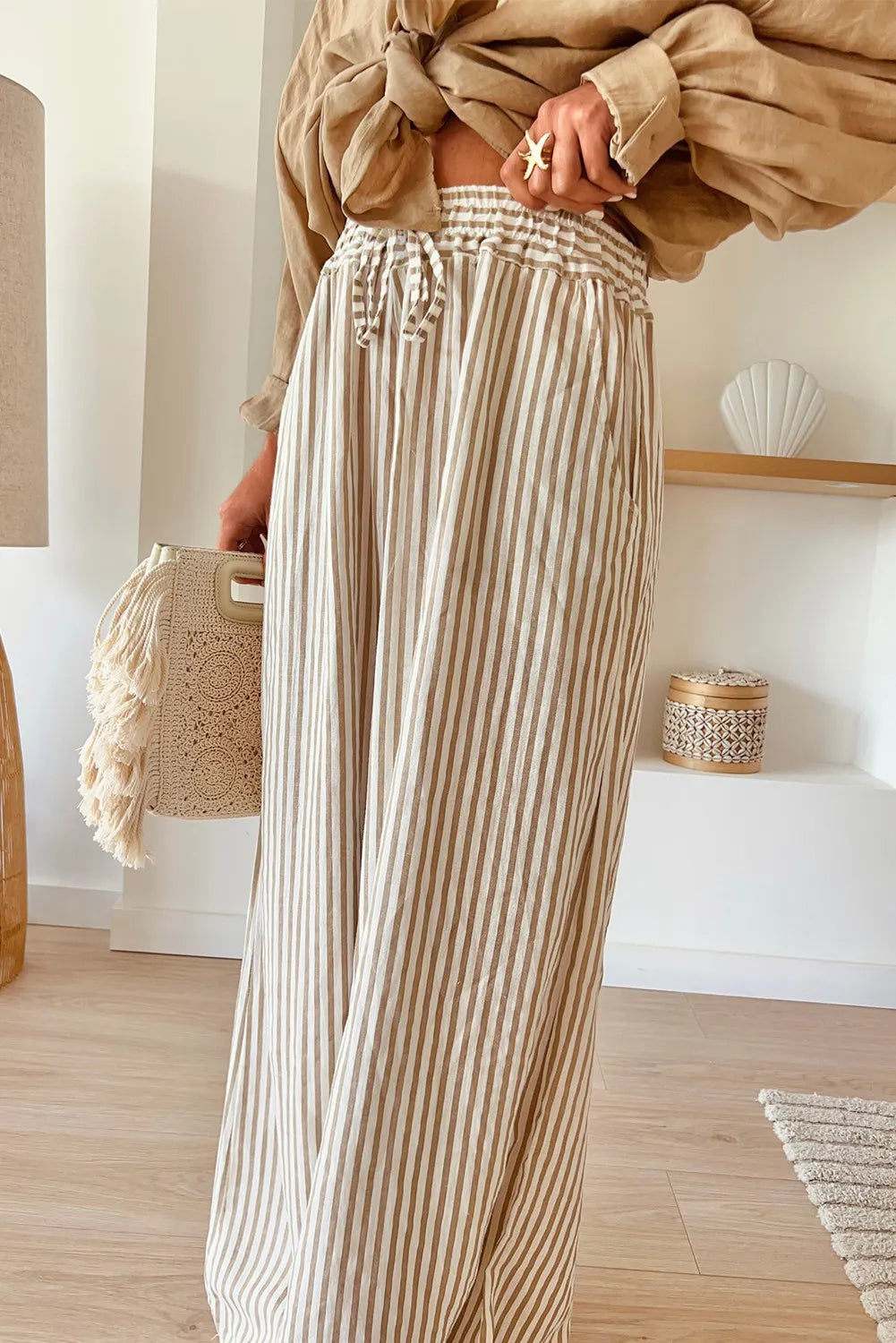 Billie Bo Striped Wide Leg Pants