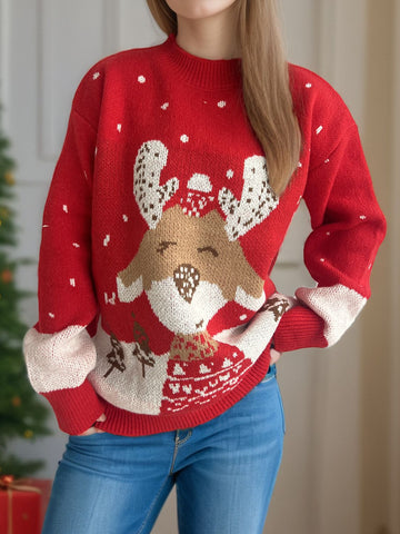 Reindeer Long Sleeve Sweater