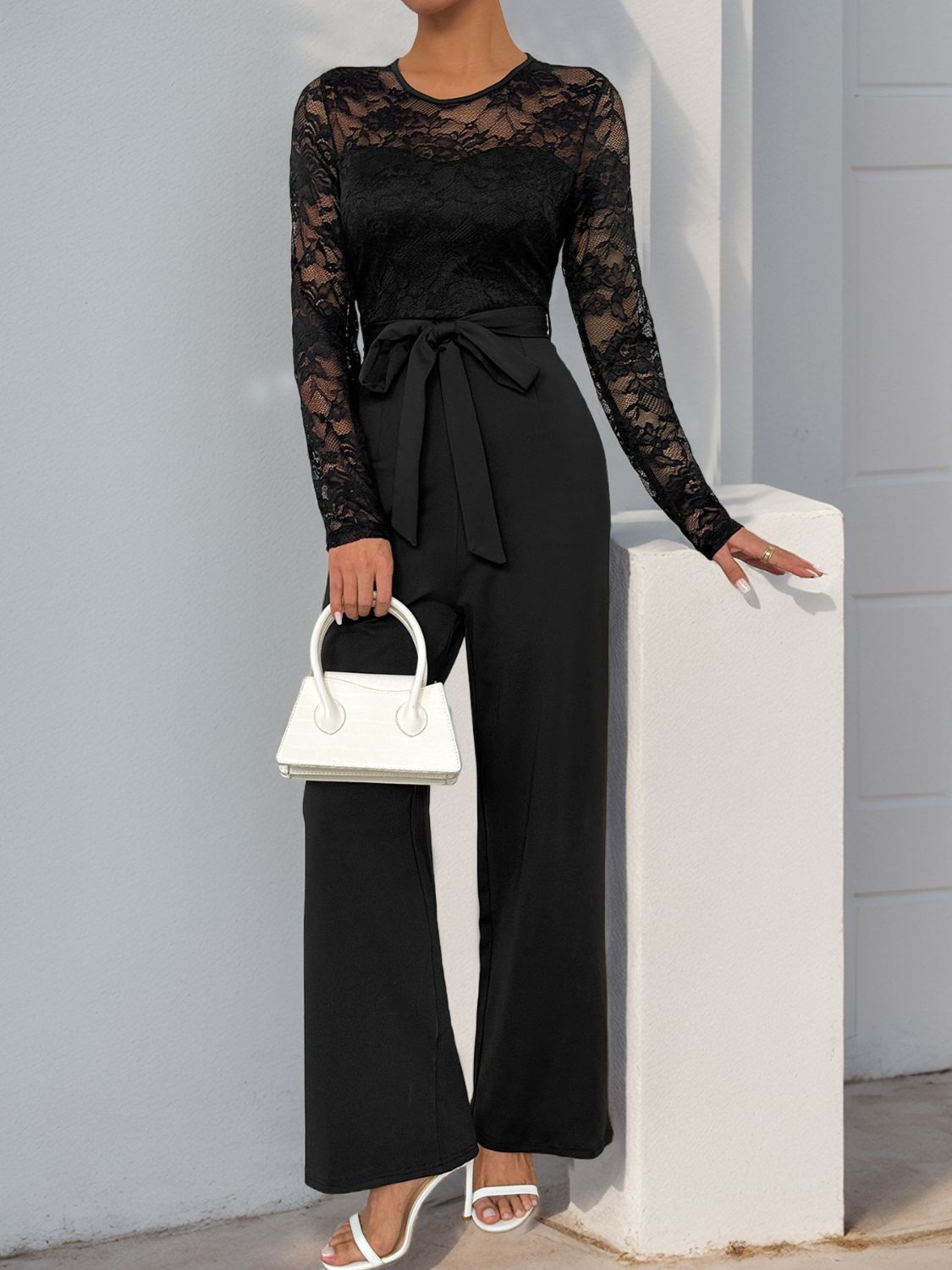 Perfee Lace Vanya Jumpsuit