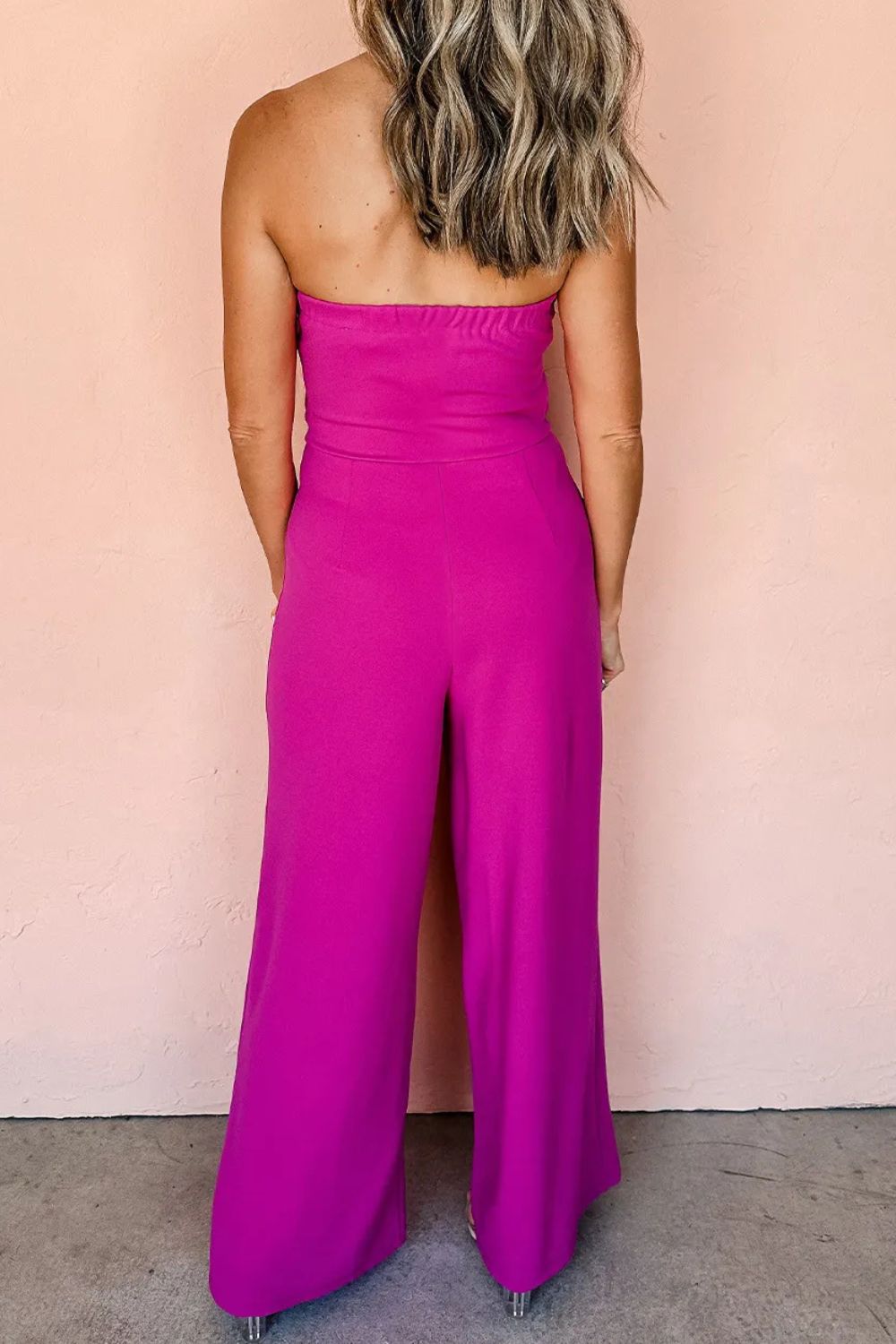 Luxe Tied & True Wide Leg Jumpsuit