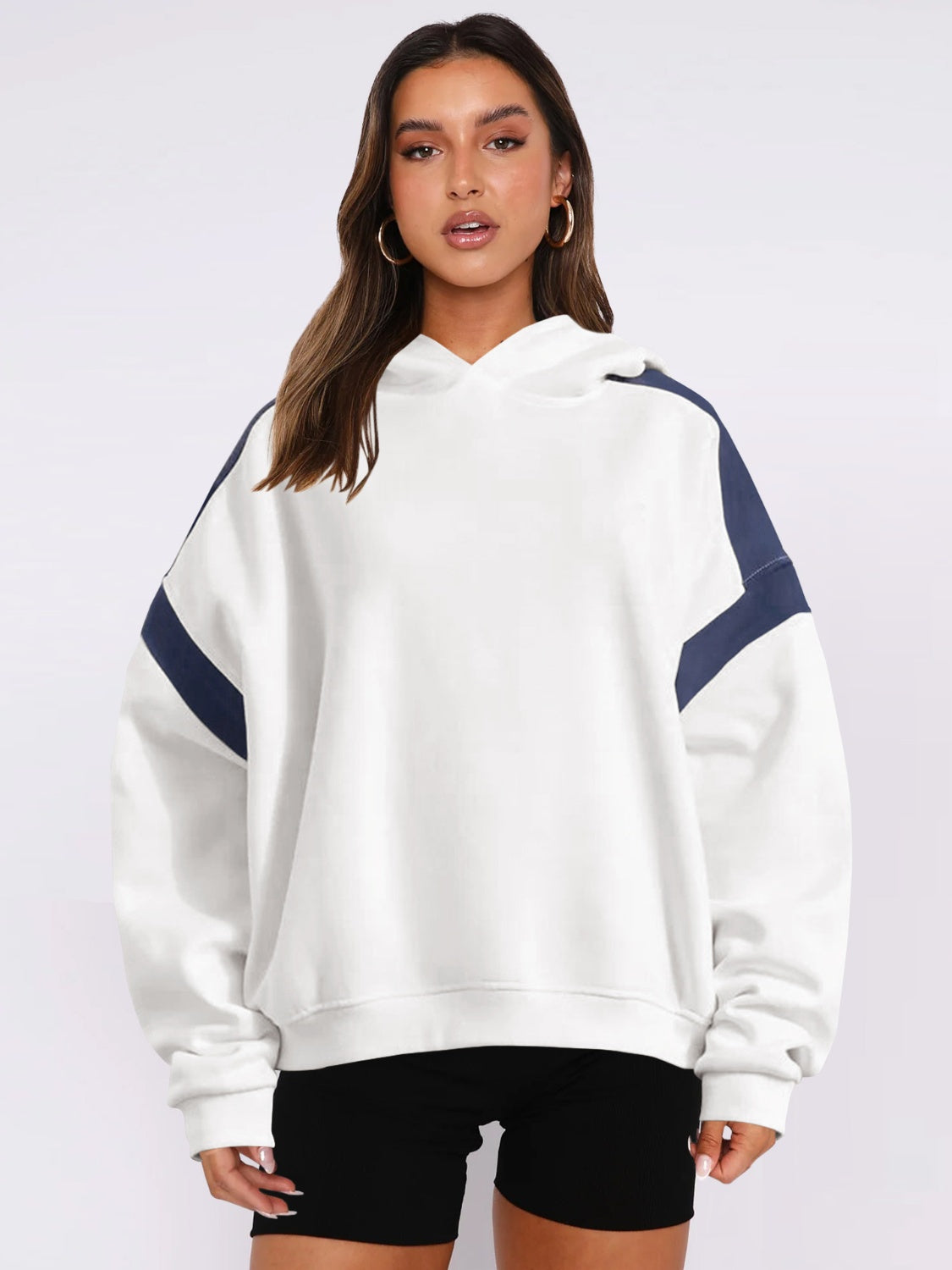 TomBoy Contrast Long Sleeve Hoodie