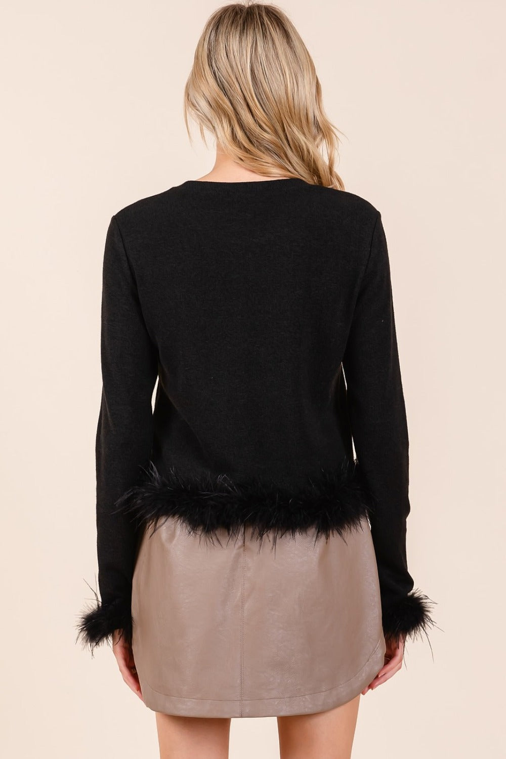 Mittoshop Luxe Feather Hacci Knit Top