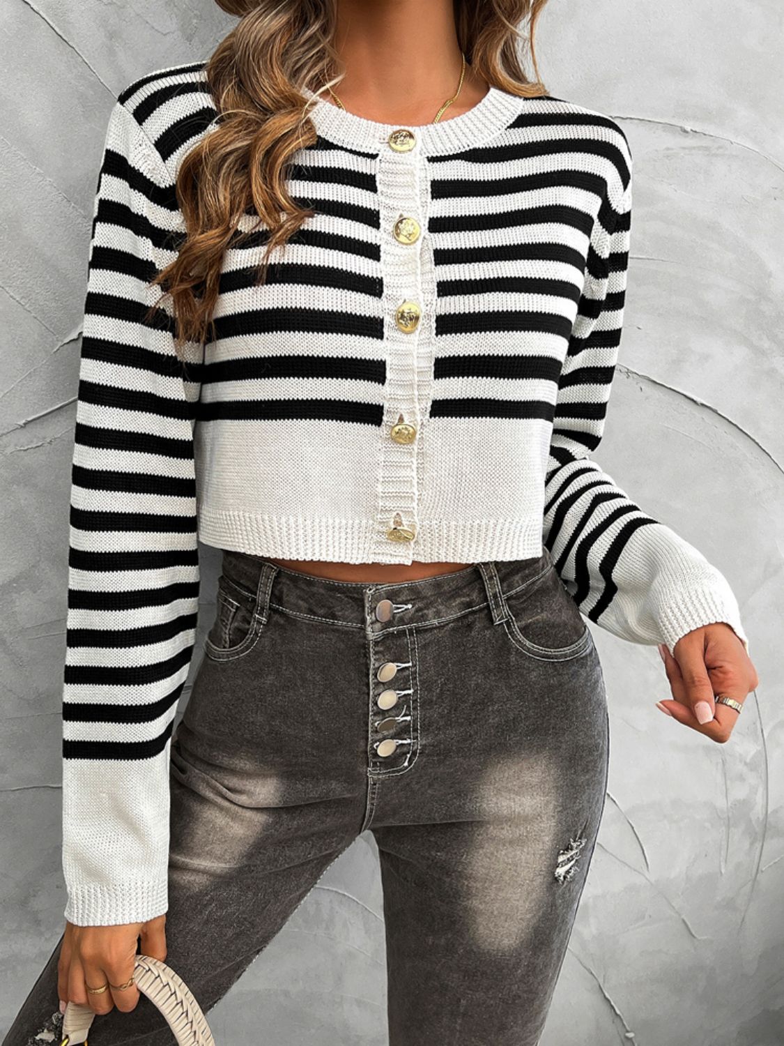 Devine Striped Cardigan