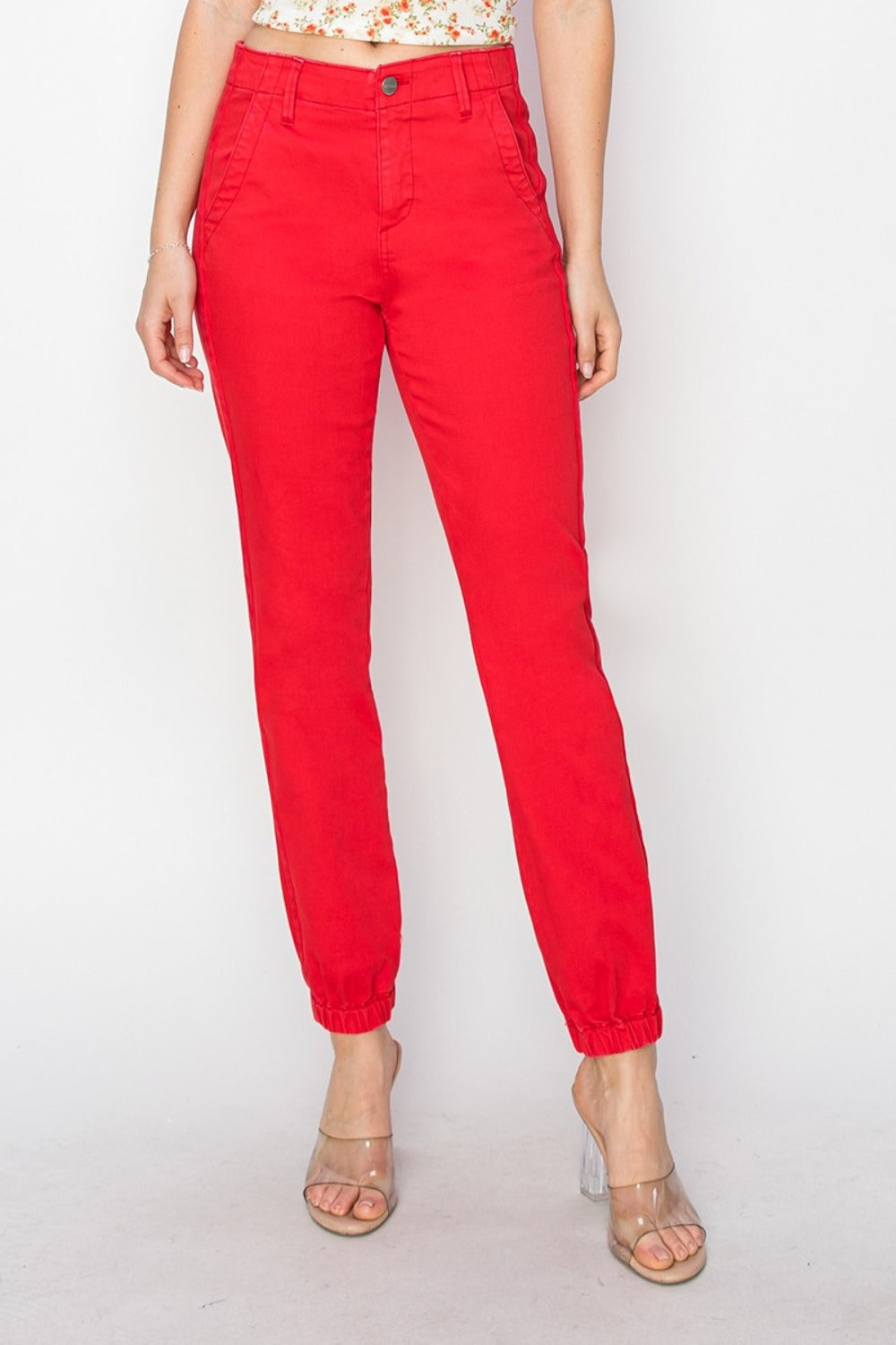 Scarlet Letter RISEN High Waisted Jogger Jeans