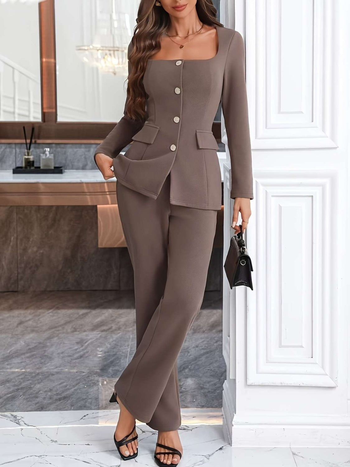 Orianna Blazer and Pants Set