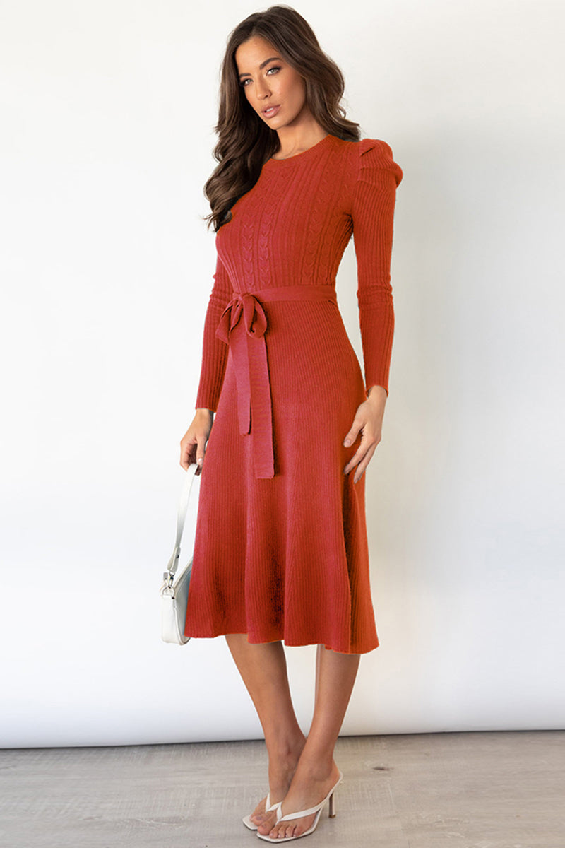 Shiloh Long Sleeve Sweater Dress