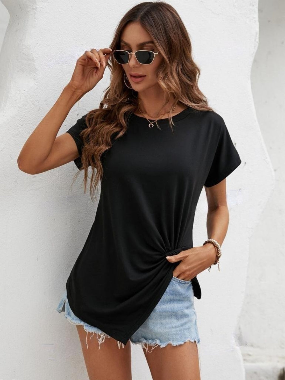 Asymmetrical Casual T-Shirt