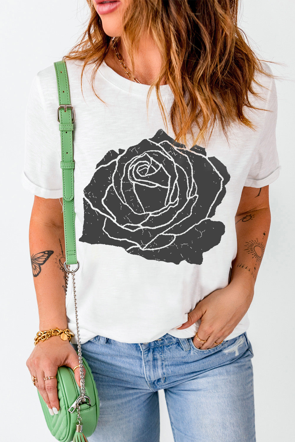 Rose Graphic T-Shirt